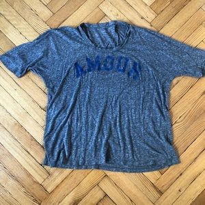 ZADIG&VOLTAIRE amour t shirt . Grey . Size medium . Used.